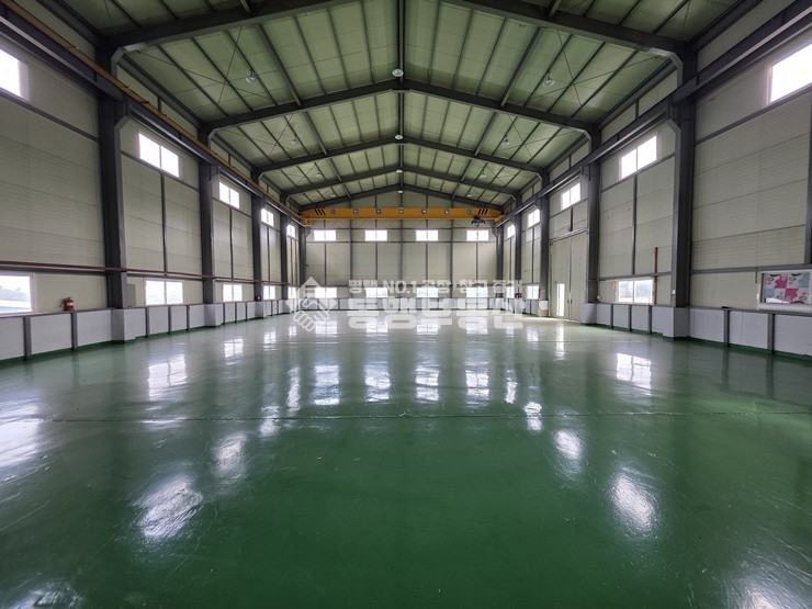경기 화성만세구 양감면 송산리 넓은마당 160P 높은층고 100kw 2차선변 호이스트2.8t 1기 월세 매물번호 10081 사진 4