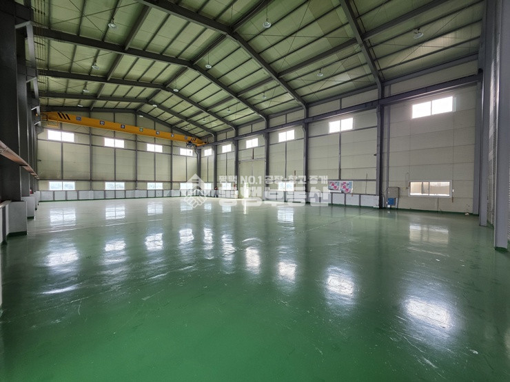 경기 화성만세구 양감면 송산리 넓은마당 160P 높은층고 100kw 2차선변 호이스트2.8t 1기 월세 매물번호 10081 사진 5