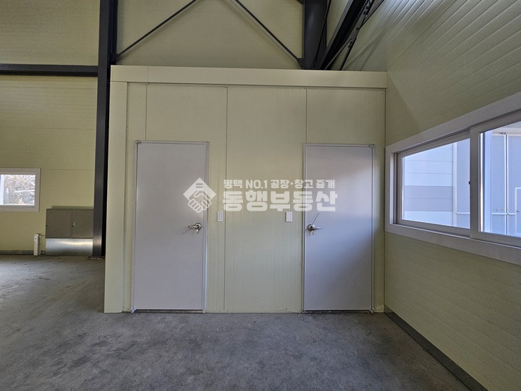 경기 화성만세구 양감면 정문리 신축 350p +68p 2개동 단독공장 내부사무실 진입도로 좋음 매매 매물번호 10114 사진 12