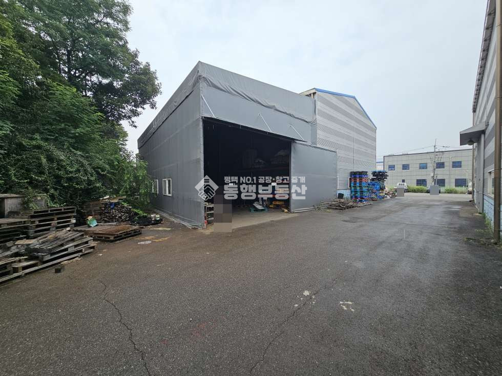 경기 평택시 청북읍 고잔리 주건축물제2동 185P 넓은공동마당 200kw 호이스트5t 가설천막 대형차진입 월세 매물번호 10122 사진 8
