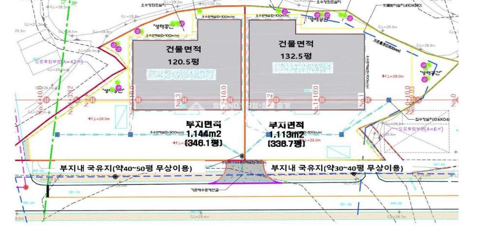 경기 화성만세구 양감면 신왕리 양감 한화테크노밸리 인근ㅣ2차선 접한 토목 완료된 근생부지 매매 매물번호 10151 사진 1